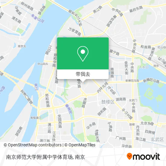 南京师范大学附属中学体育场地图
