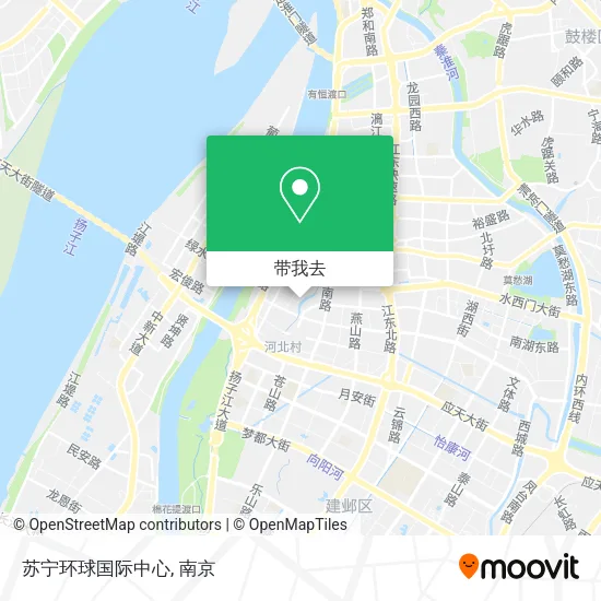 苏宁环球国际中心地图