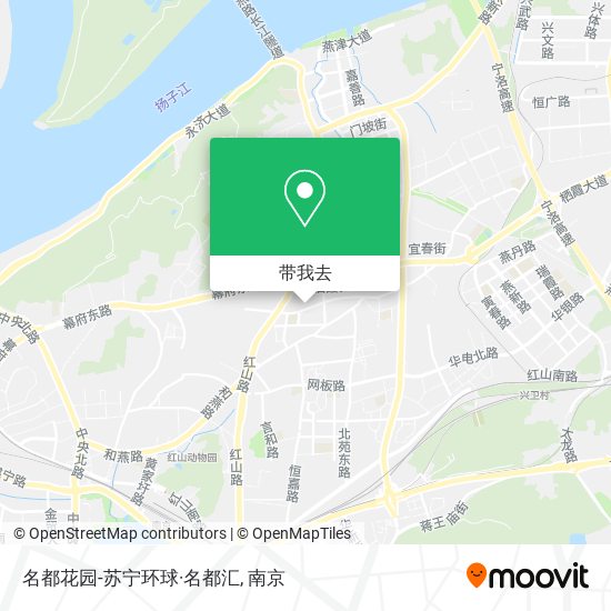 名都花园-苏宁环球·名都汇地图