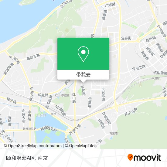 颐和府邸A区地图