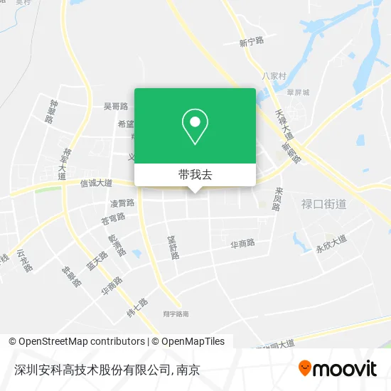 深圳安科高技术股份有限公司地图