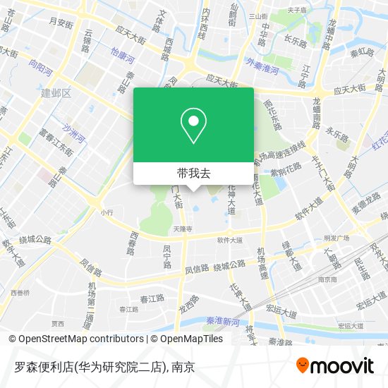 罗森便利店(华为研究院二店)地图