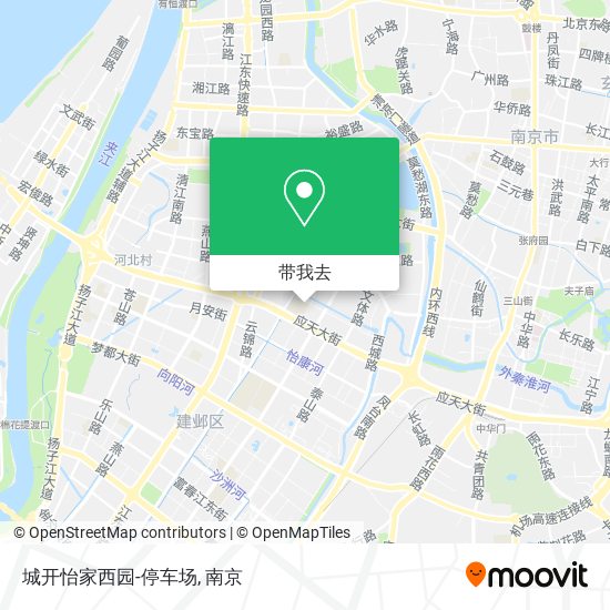城开怡家西园-停车场地图