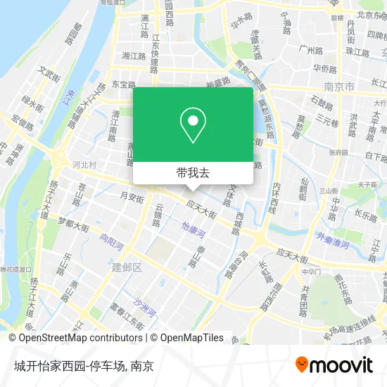 城开怡家西园-停车场地图