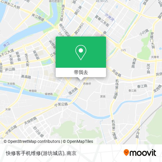 快修客手机维修(游坊城店)地图