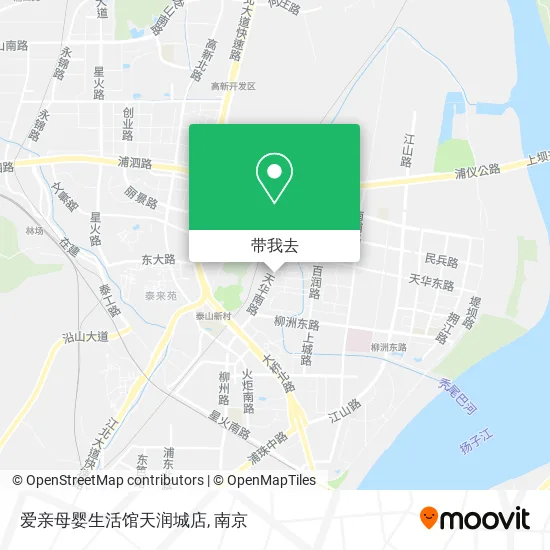 爱亲母婴生活馆天润城店地图