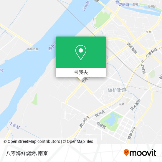 八零海鲜烧烤地图
