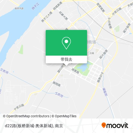 d22路(板桥新城-奥体新城)地图