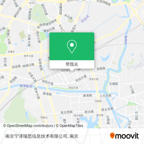 南京宁泽瑞思信息技术有限公司地图