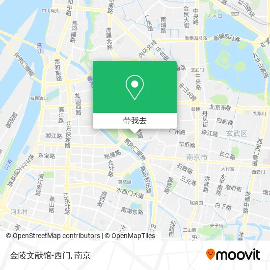 金陵文献馆-西门地图