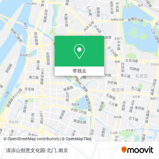 清凉山创意文化园-北门地图