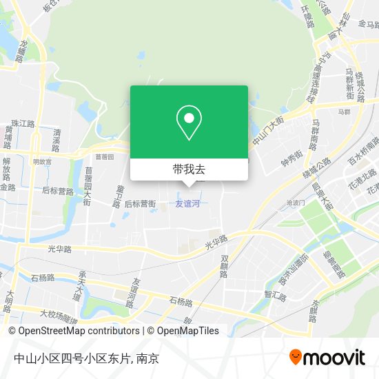 中山小区四号小区东片地图