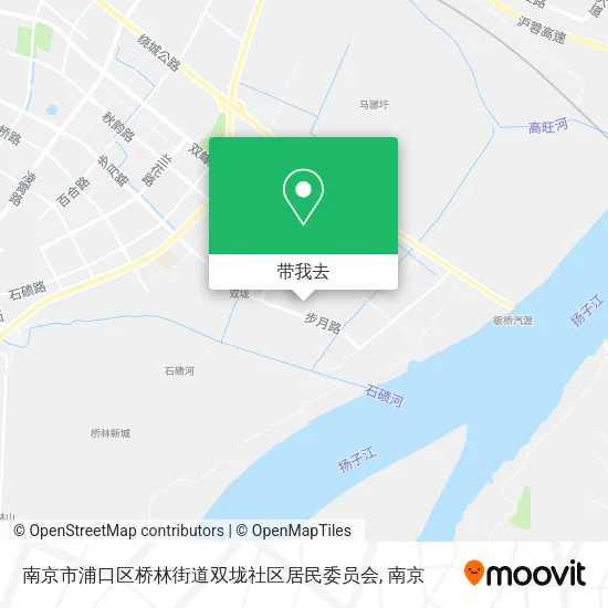 南京市浦口区桥林街道双垅社区居民委员会地图