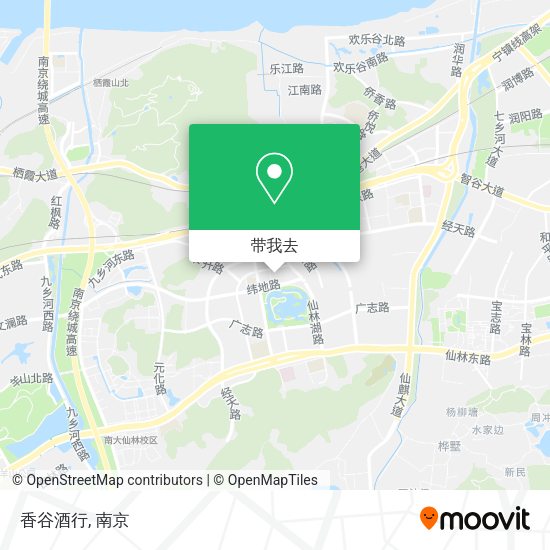 香谷酒行地图
