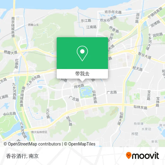 香谷酒行地图