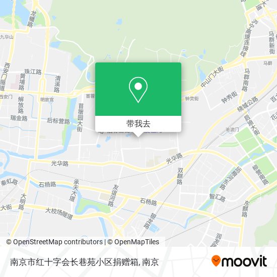 南京市红十字会长巷苑小区捐赠箱地图