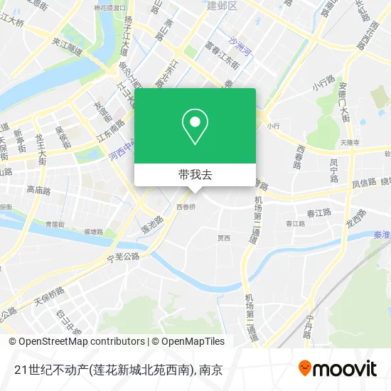 21世纪不动产(莲花新城北苑西南)地图