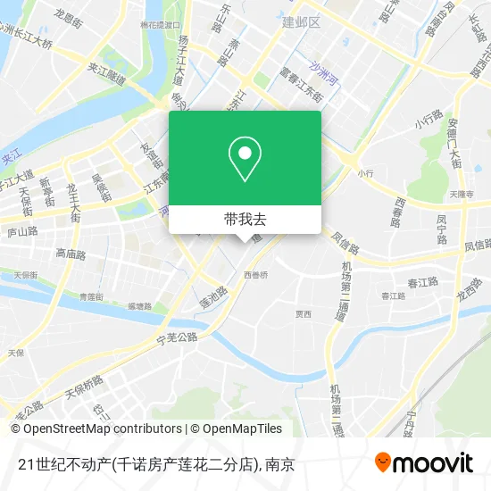 21世纪不动产(千诺房产莲花二分店)地图