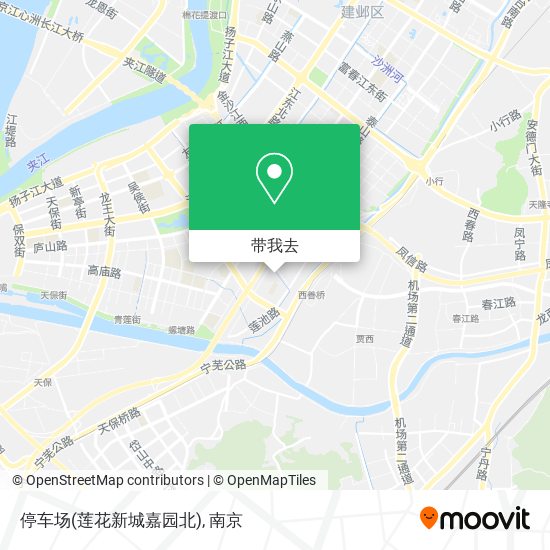停车场(莲花新城嘉园北)地图