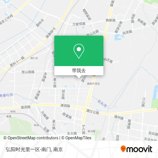 弘阳时光里一区-南门地图