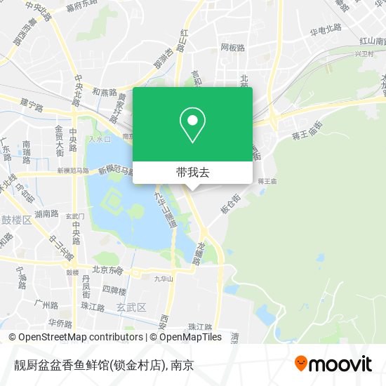 靓厨盆盆香鱼鲜馆(锁金村店)地图