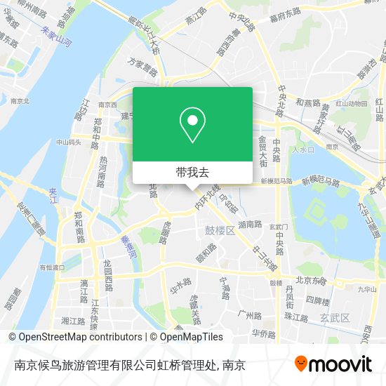 南京候鸟旅游管理有限公司虹桥管理处地图