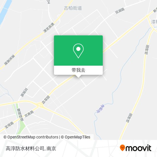 高淳防水材料公司地图