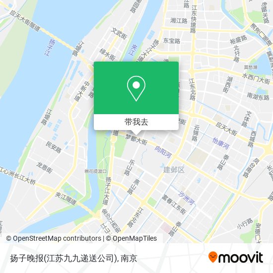 扬子晚报(江苏九九递送公司)地图