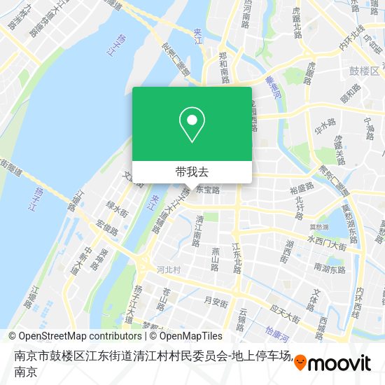 南京市鼓楼区江东街道清江村村民委员会-地上停车场地图