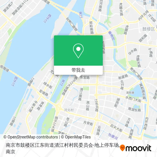 南京市鼓楼区江东街道清江村村民委员会-地上停车场地图