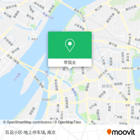 百花小区-地上停车场地图