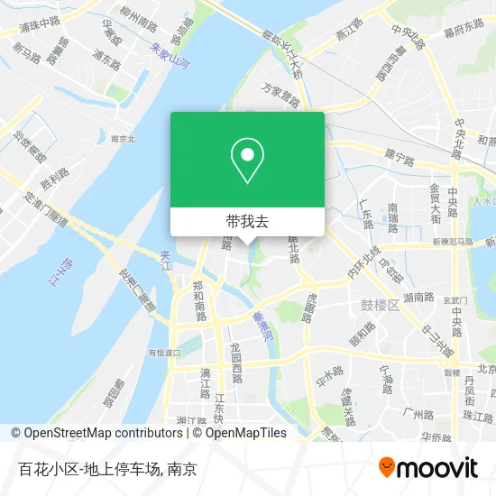 百花小区-地上停车场地图