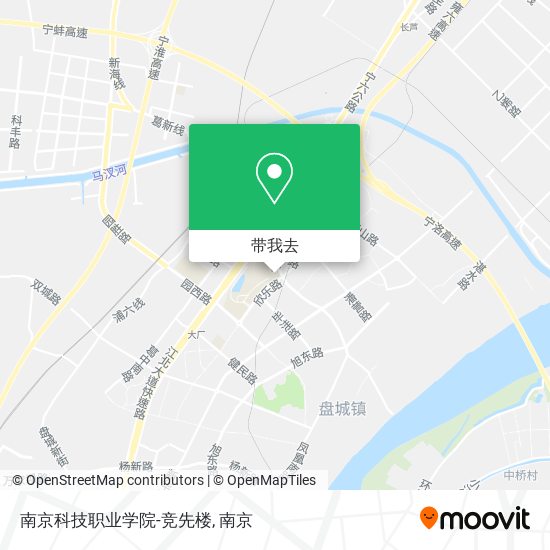 南京科技职业学院-竞先楼地图