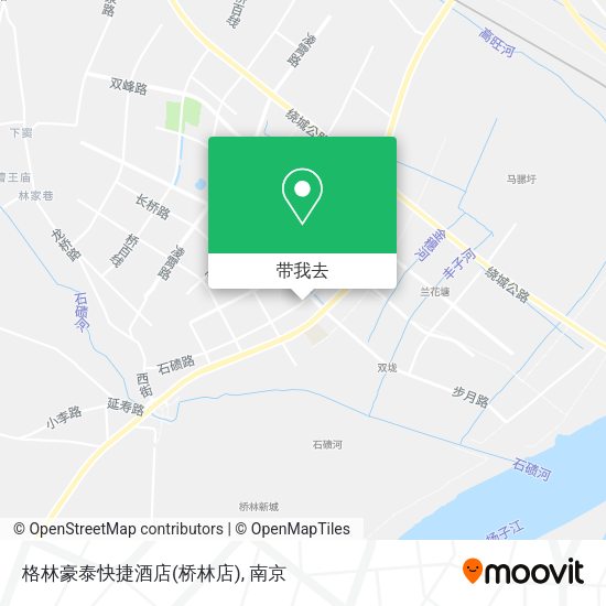 格林豪泰快捷酒店(桥林店)地图