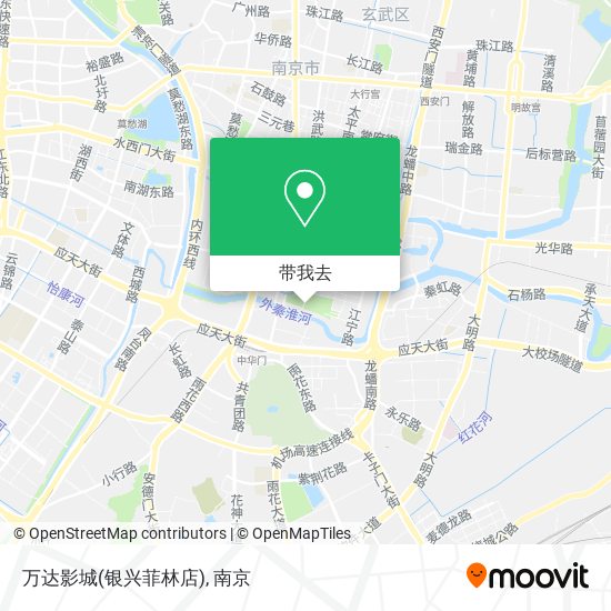 万达影城(银兴菲林店)地图