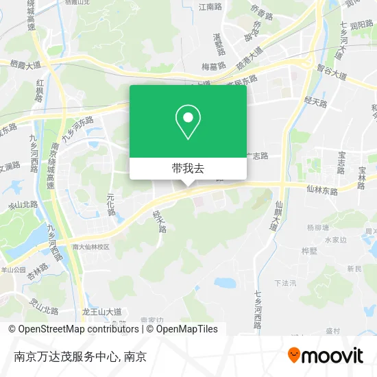 南京万达茂服务中心地图