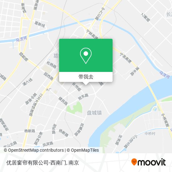 优居窗帘有限公司-西南门地图