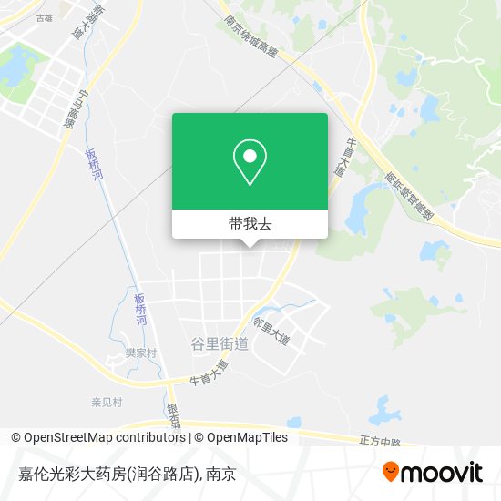 嘉伦光彩大药房(润谷路店)地图