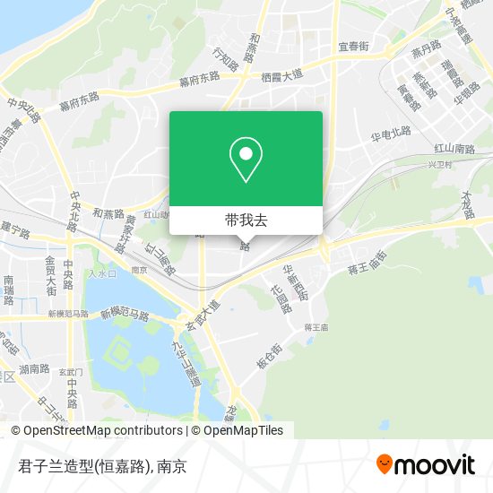 君子兰造型(恒嘉路)地图