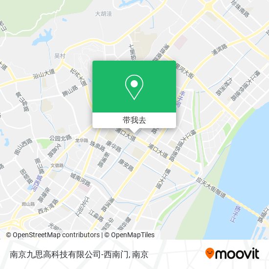 南京九思高科技有限公司-西南门地图