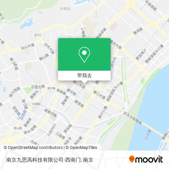 南京九思高科技有限公司-西南门地图