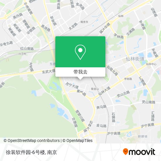 徐装软件园-6号楼地图