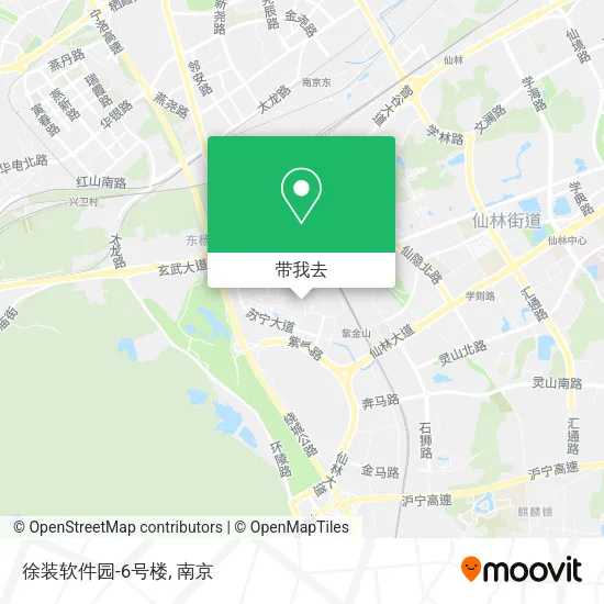 徐装软件园-6号楼地图