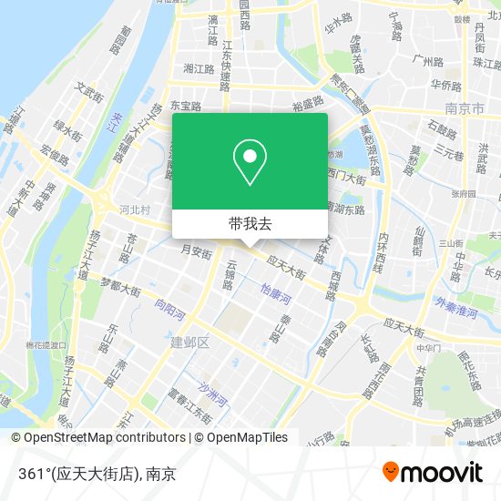 361°(应天大街店)地图