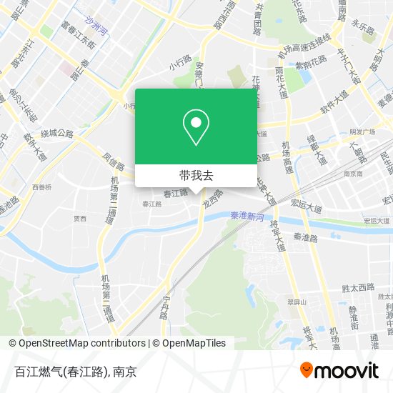 百江燃气(春江路)地图