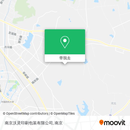 南京沃灵印刷包装有限公司地图