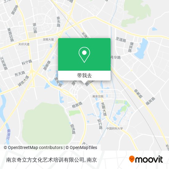 南京奇立方文化艺术培训有限公司地图