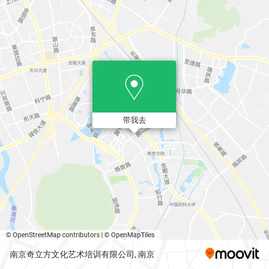南京奇立方文化艺术培训有限公司地图