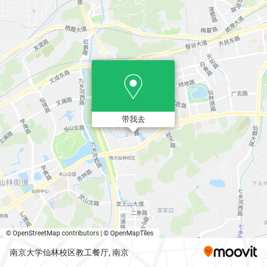 南京大学仙林校区教工餐厅地图