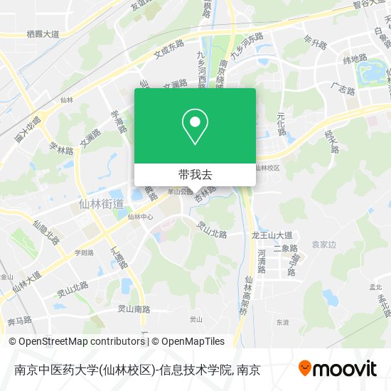 南京中医药大学(仙林校区)-信息技术学院地图